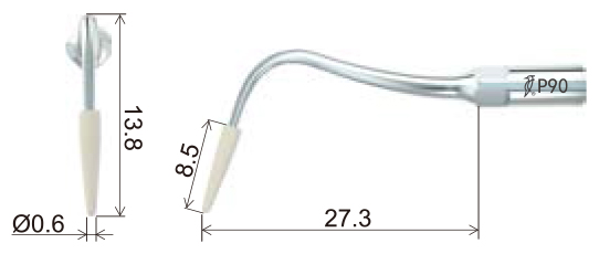 Размеры наконечника для скалера